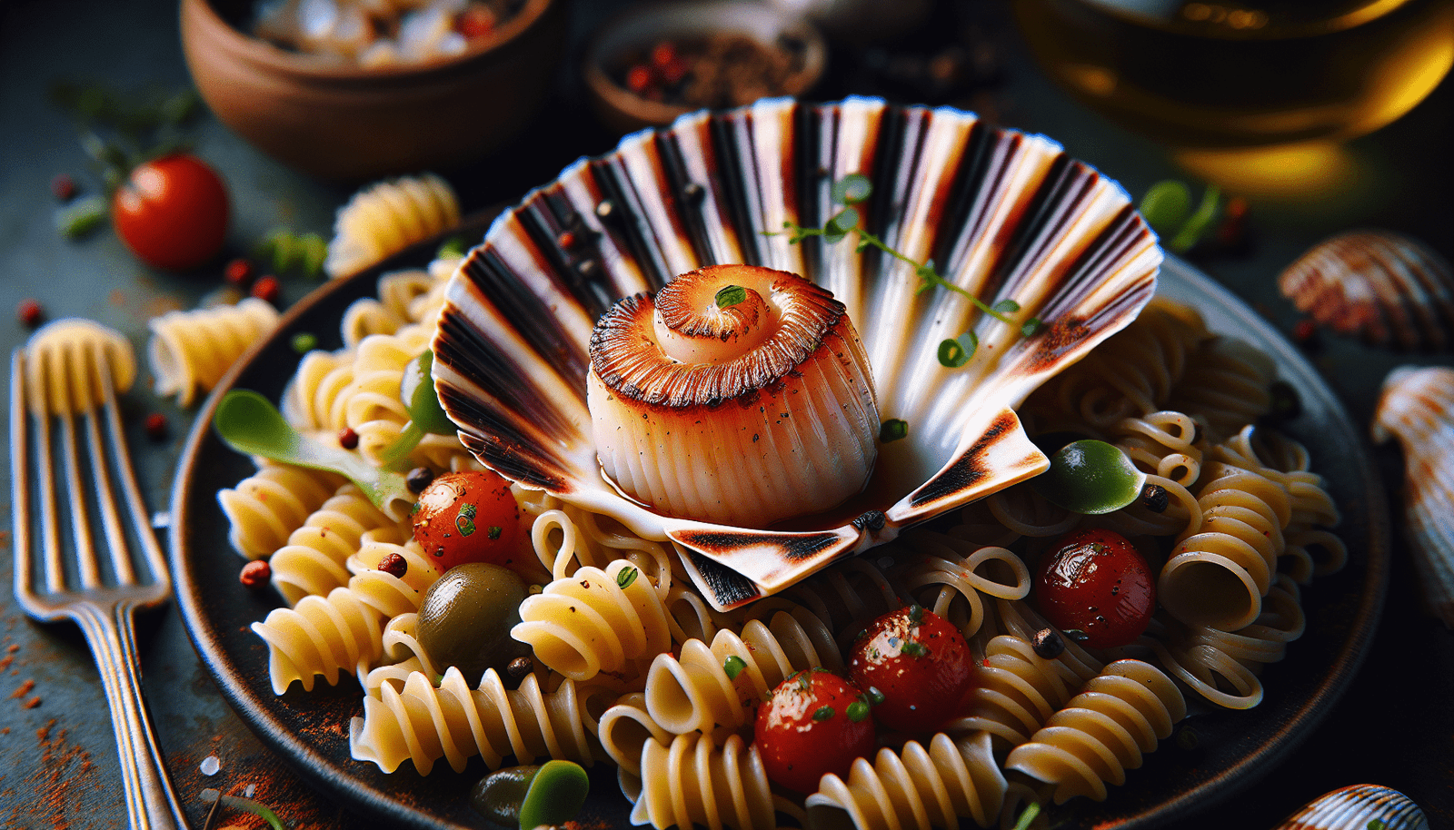 bay scallop recipes with pasta 1