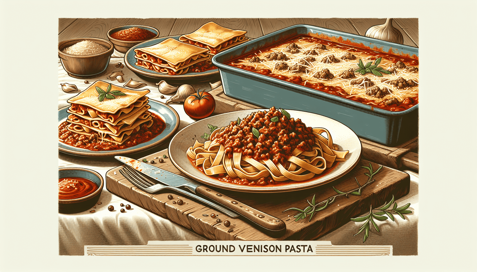 ground venison pasta recipes 1