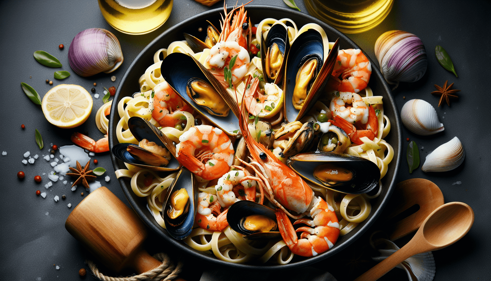 seafood pasta recipe white wine