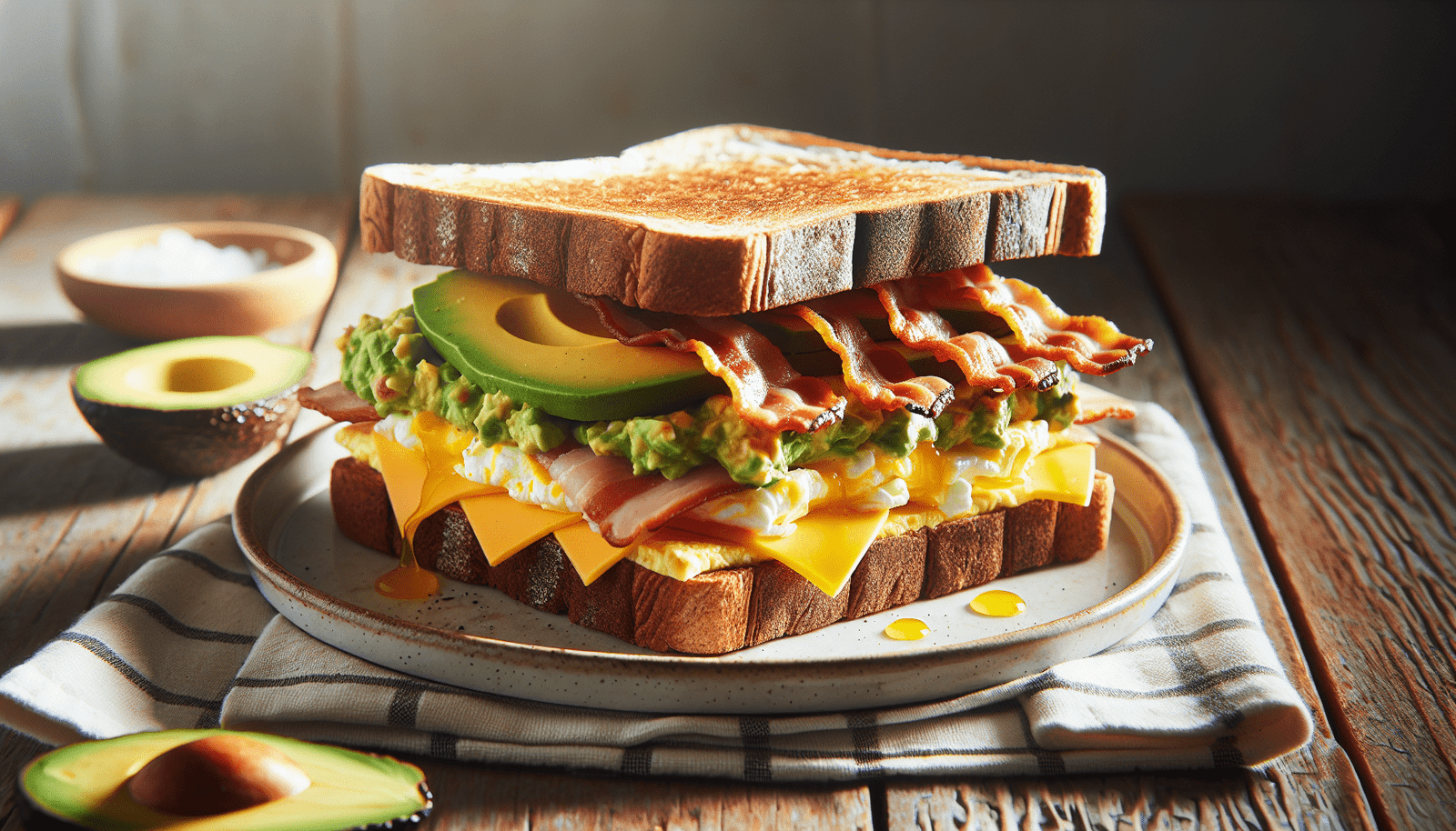 turkey bacon breakfast sandwich recipe
