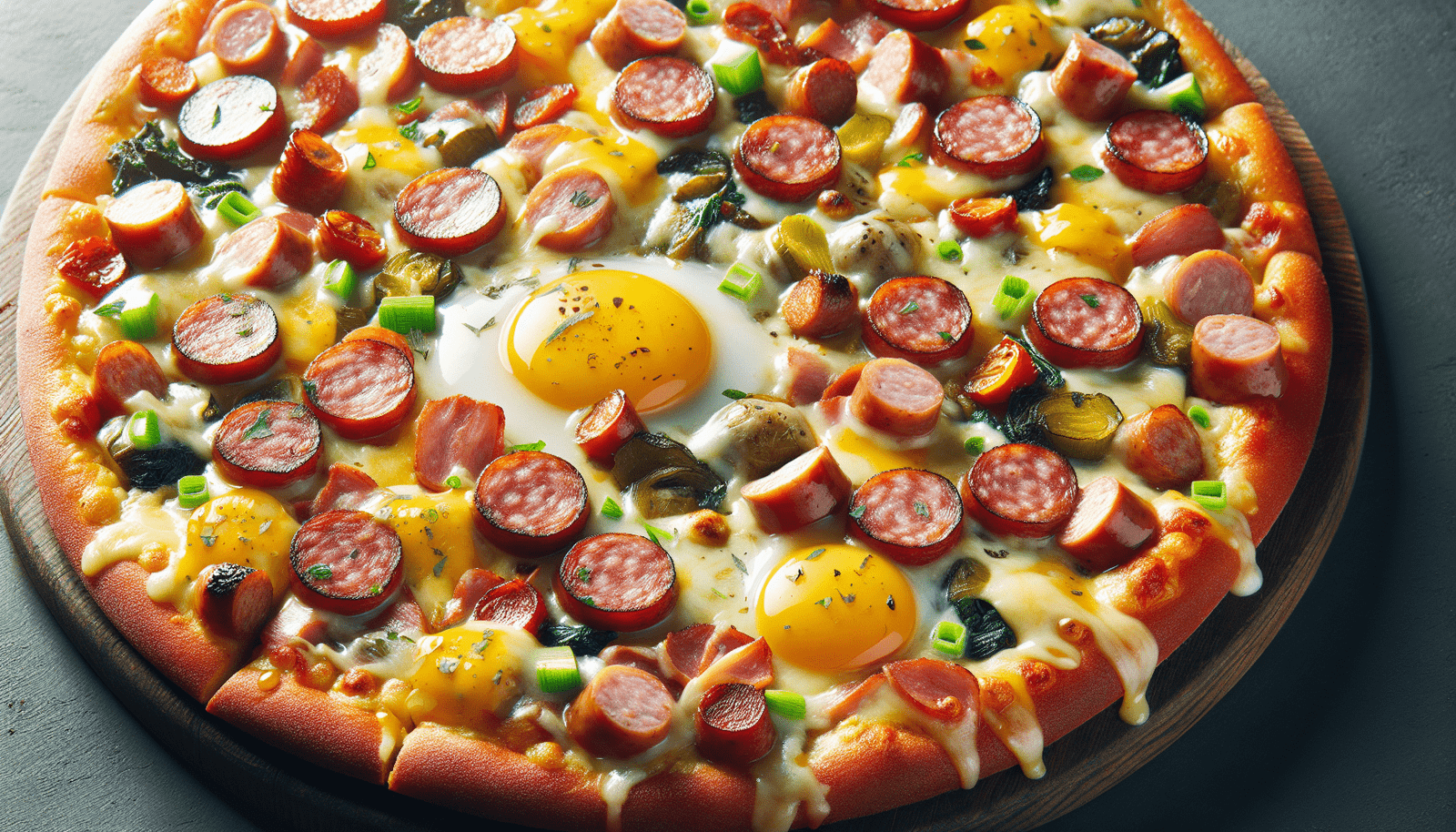 breakfast pizza recipe sausage 1