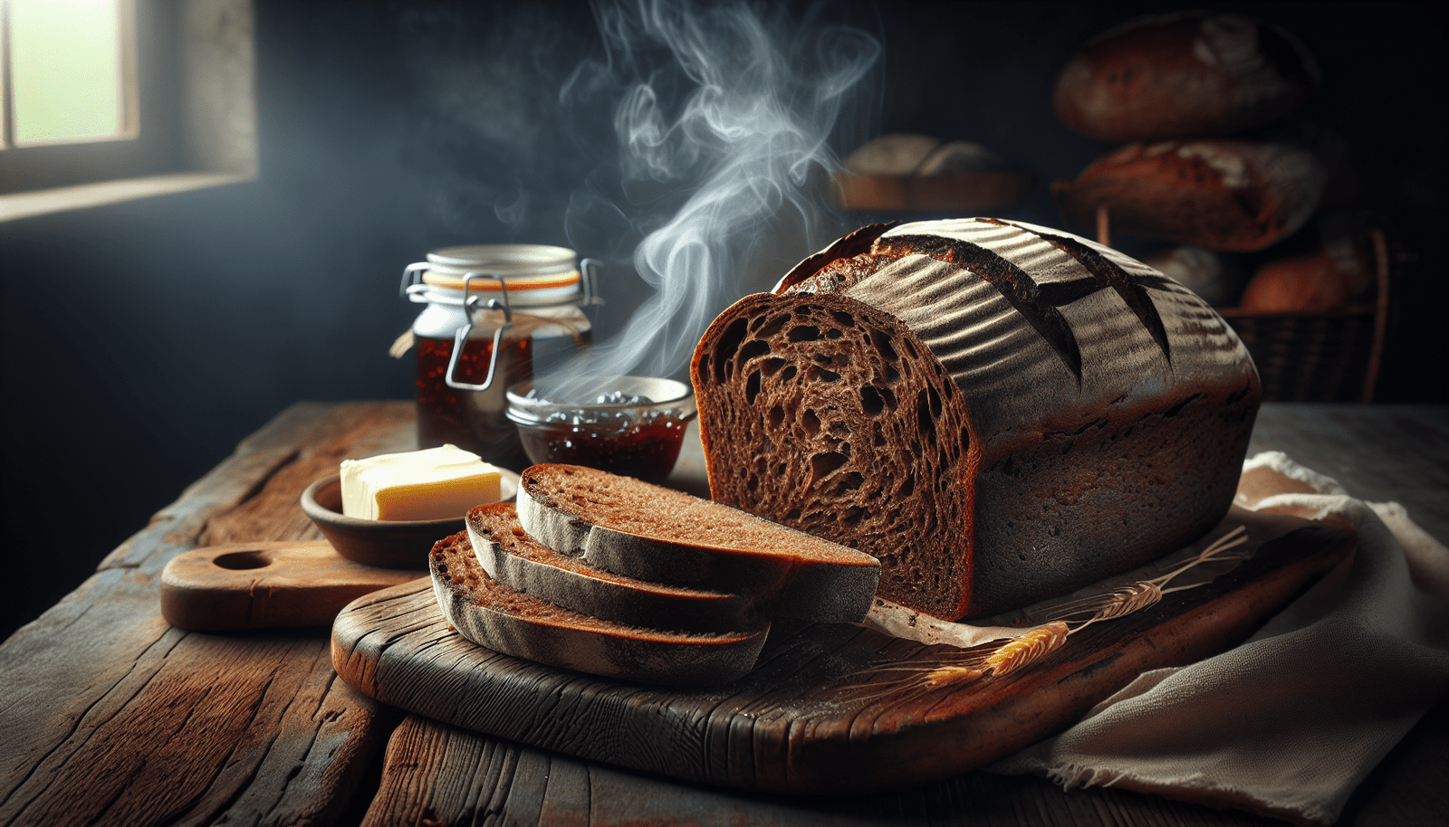 dark rye bread machine recipe 1