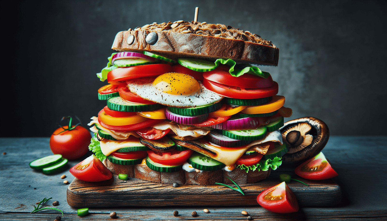vegetarian breakfast sandwich recipe